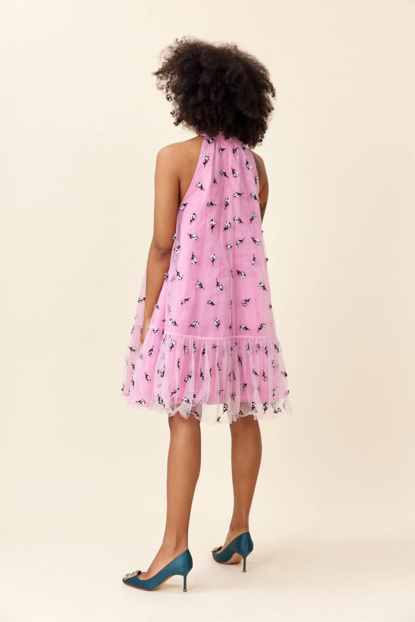 14. GANNI — Embellished mesh trapeze (40)
