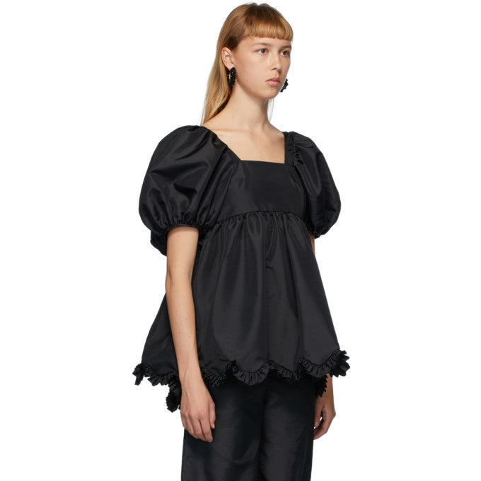 49. Cecilie Bahnsen – Vega gathered taffeta top (36)