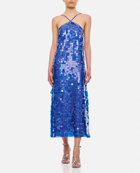 73. Saks Potts Polly dress (40) – Blue