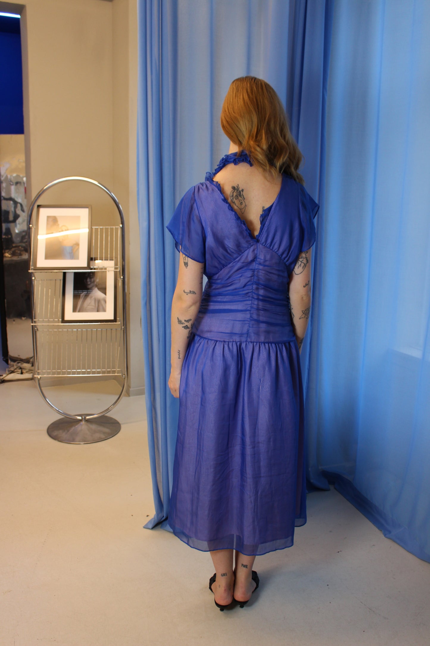 94. Saks Potts – BLAIRE DRESS Blue (38)