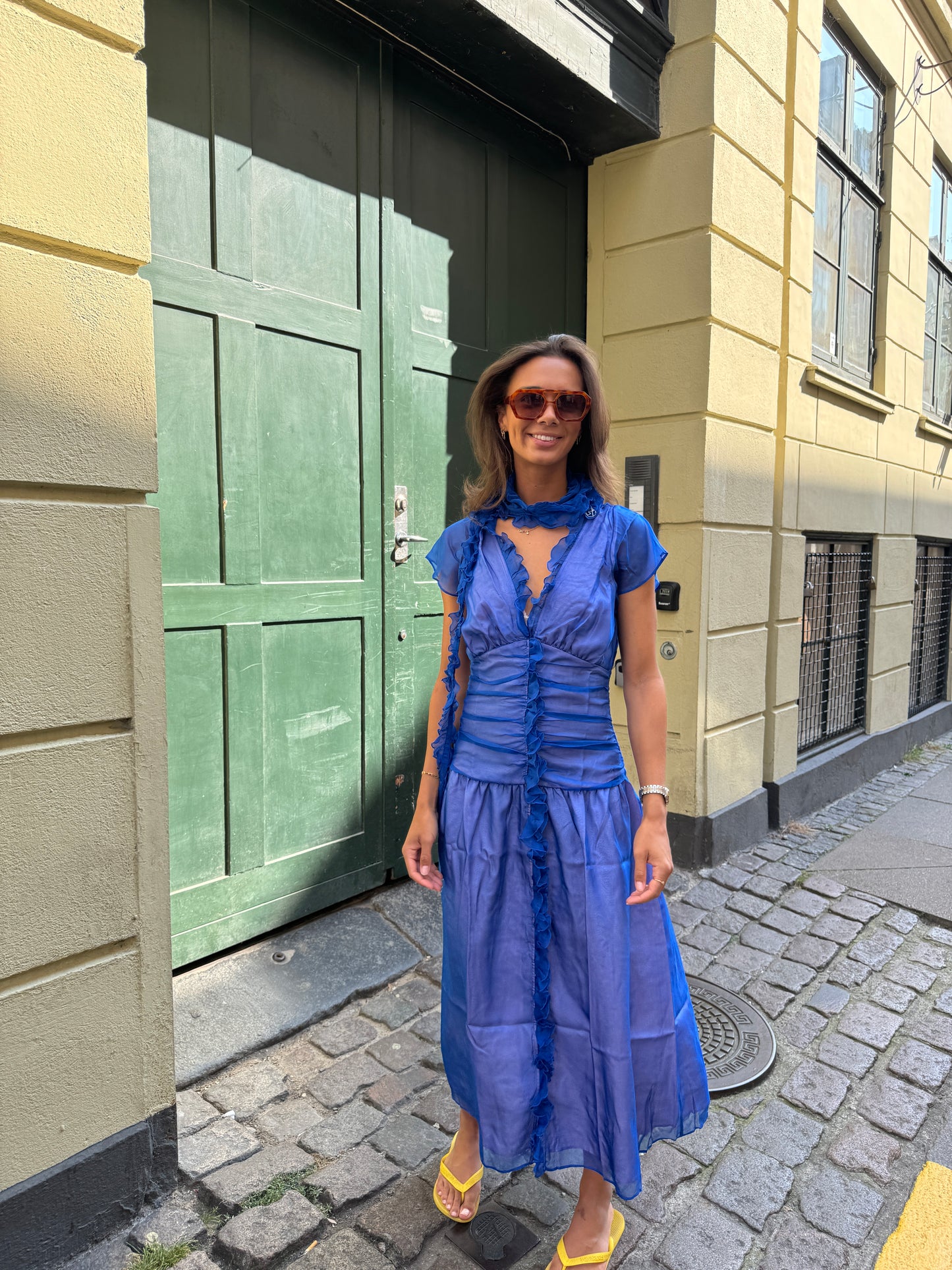 94. Saks Potts – BLAIRE DRESS Blue (38)