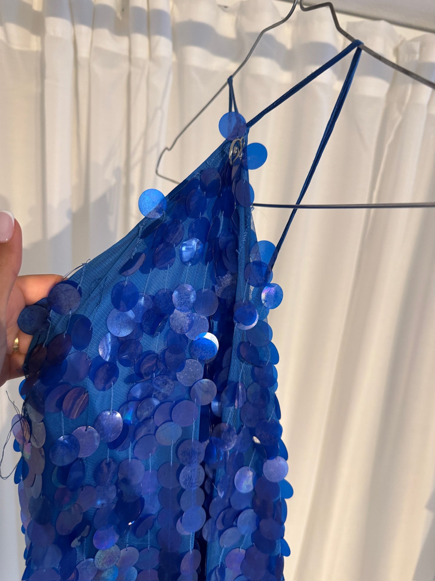 73. Saks Potts Polly dress (40) – Blue
