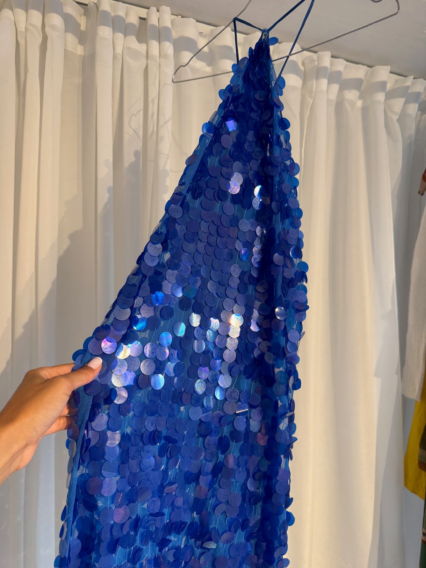 73. Saks Potts Polly dress (40) – Blue