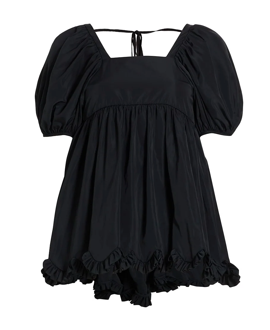 49. Cecilie Bahnsen – Vega gathered taffeta top (36)