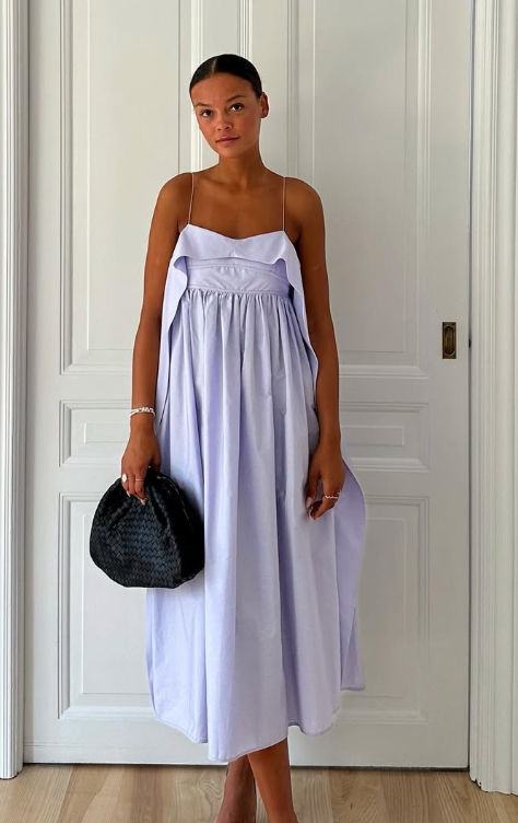 136. Cecilie bahnsen - Susa Lilac dress