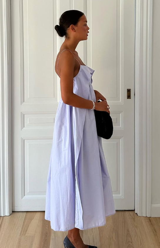 136. Cecilie bahnsen - Susa Lilac dress