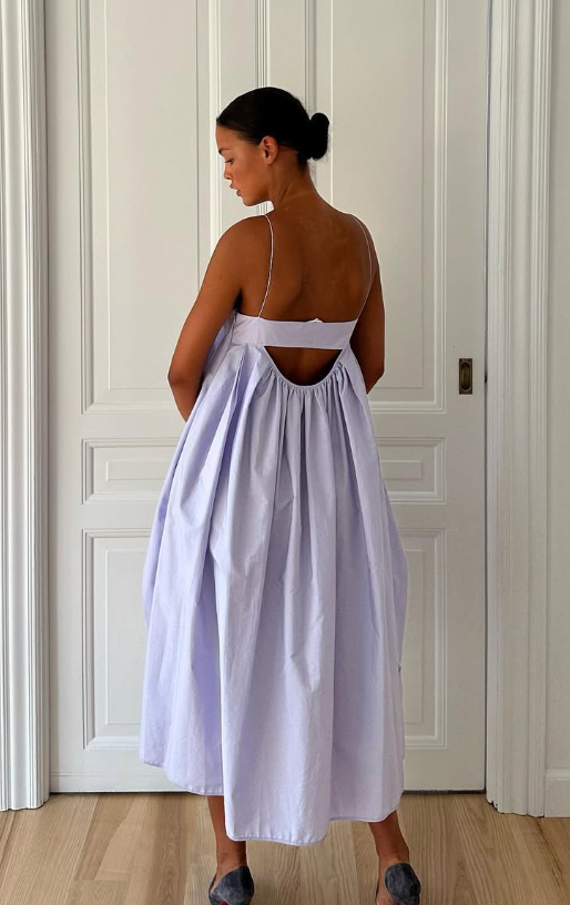 136. Cecilie bahnsen - Susa Lilac dress