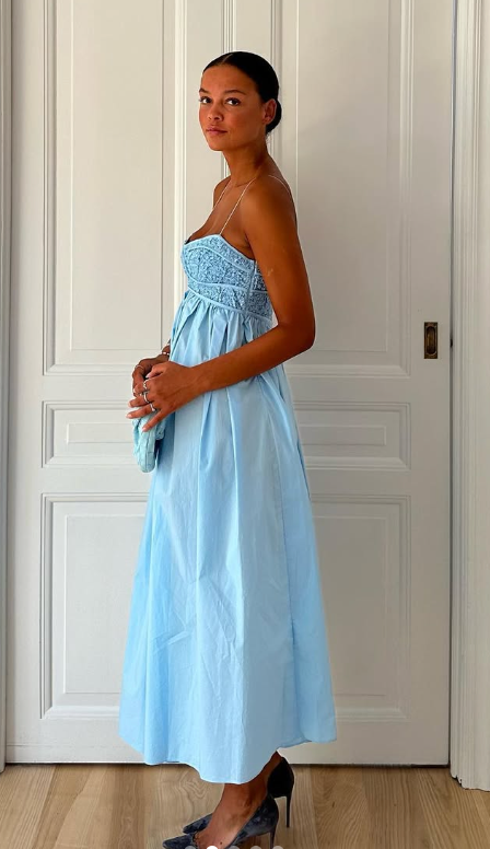 165. Cecilie Bahnsen - Heather light blue dress