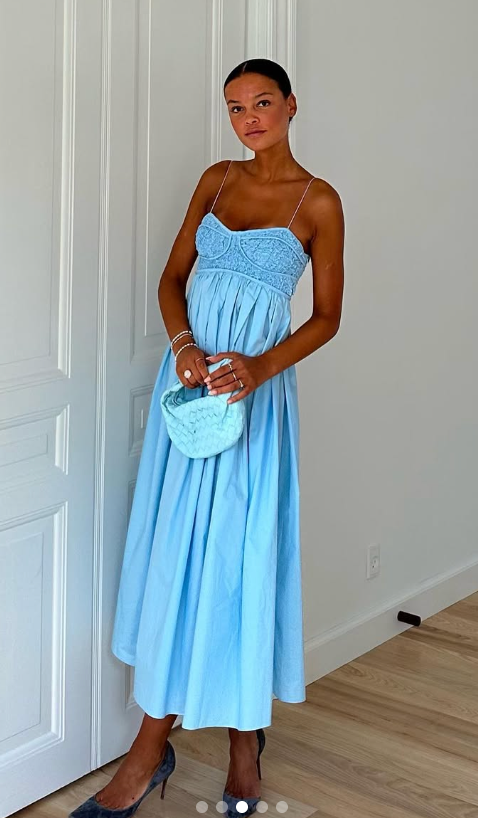 165. Cecilie Bahnsen - Heather light blue dress