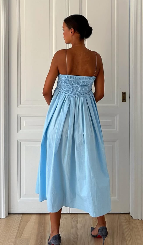 165. Cecilie Bahnsen - Heather light blue dress