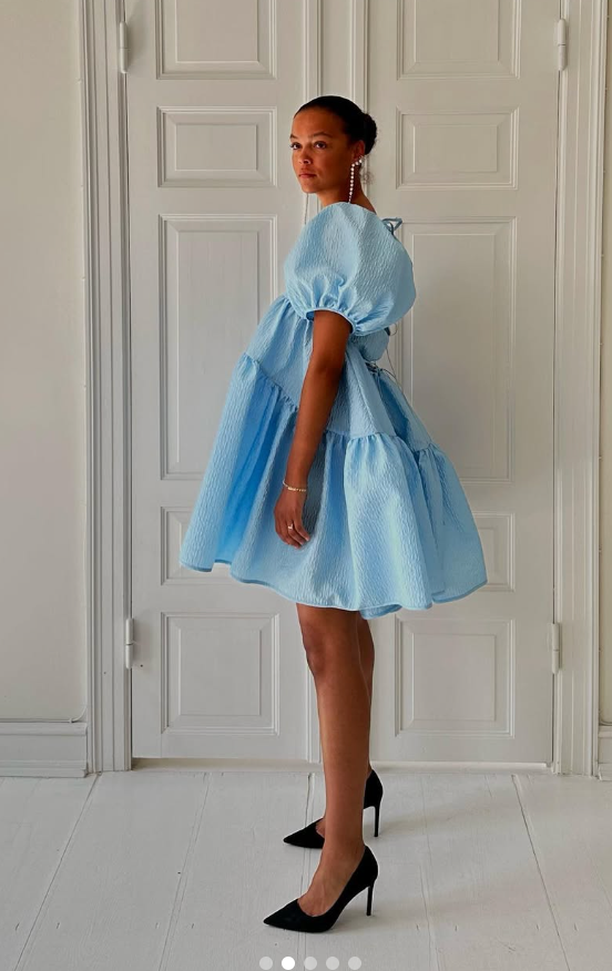 172. Cecilie Bahnsen - Blå Ronia dress