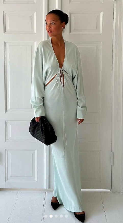 173. Christopher Esber - Mint cut out dress
