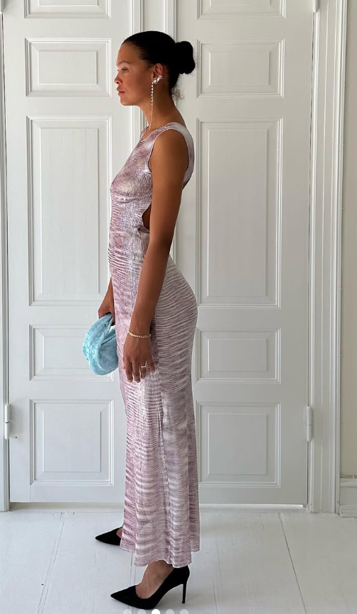 174. Missoni - Pink Laminated dress