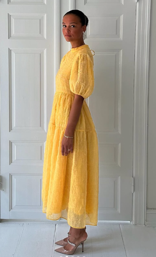 175. Cecilie Bahnsen - Gul Kelly dress