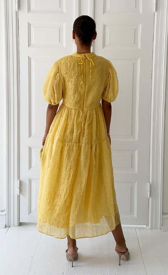 175. Cecilie Bahnsen - Gul Kelly dress