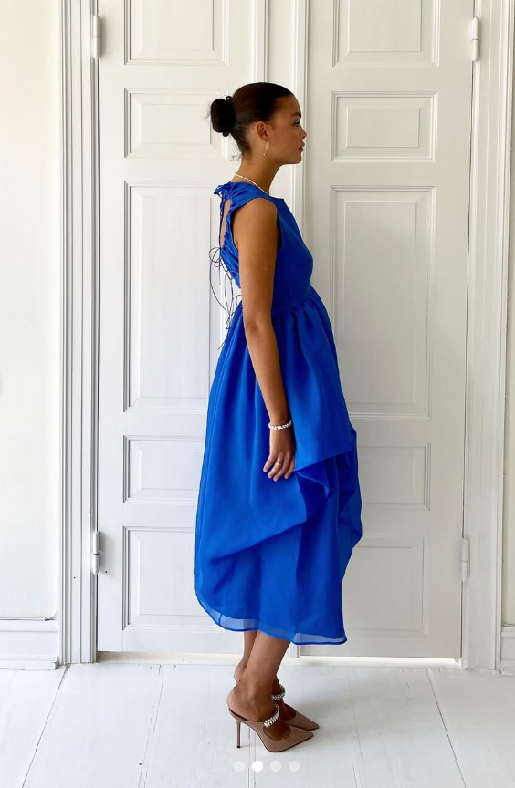 179. Cecilie Bahnsen - Kongeblå fang dress