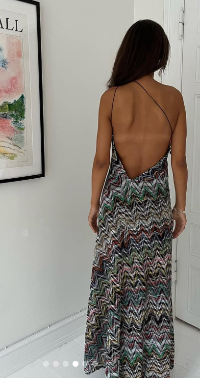 207. Missoni - All over zig zag dress multi color