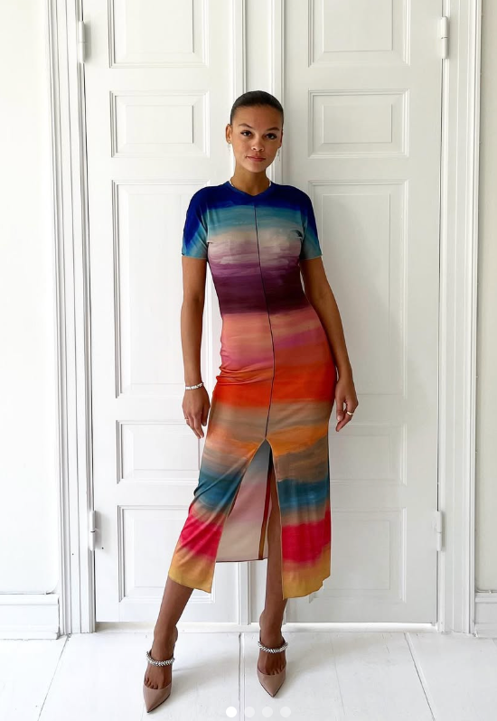 181. Marni - Multicolor tshirt dress