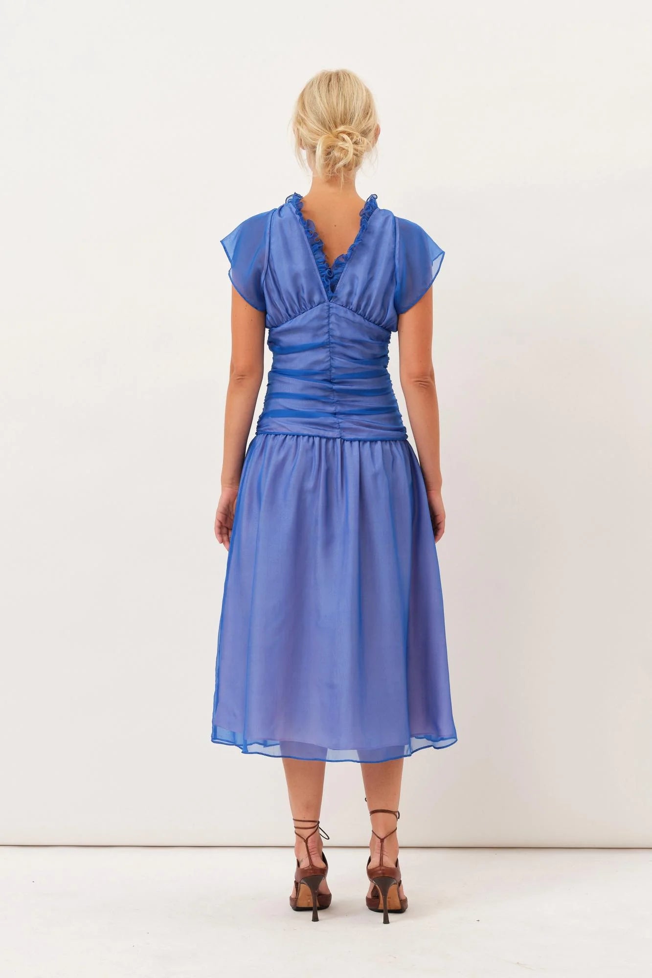 94. Saks Potts – BLAIRE DRESS Blue (38)