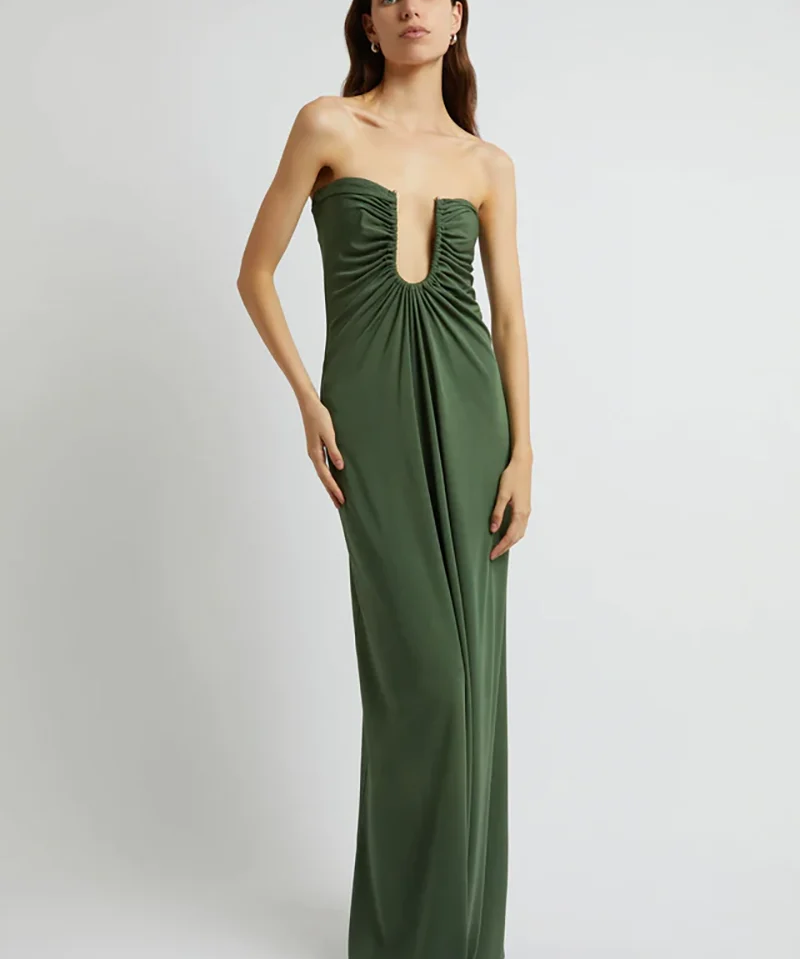 Christopher Esber - Arced Palm U-neck maxi