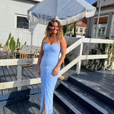 Laagam - MEGAN BLUE MIDI DRESS (S & L)