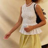 Cecilie Bahnsen - peplum-top med smock