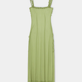 Laagam - ARABELLA GREEN RUFFLED DRESS