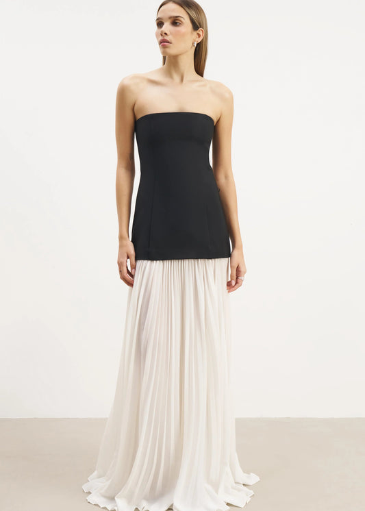 196. BOA - STRUCTURED BODICE GOWN