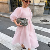 Cecilie Bahnsen - pink dress