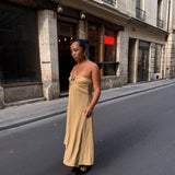 Christopher Esber - dress brun kort