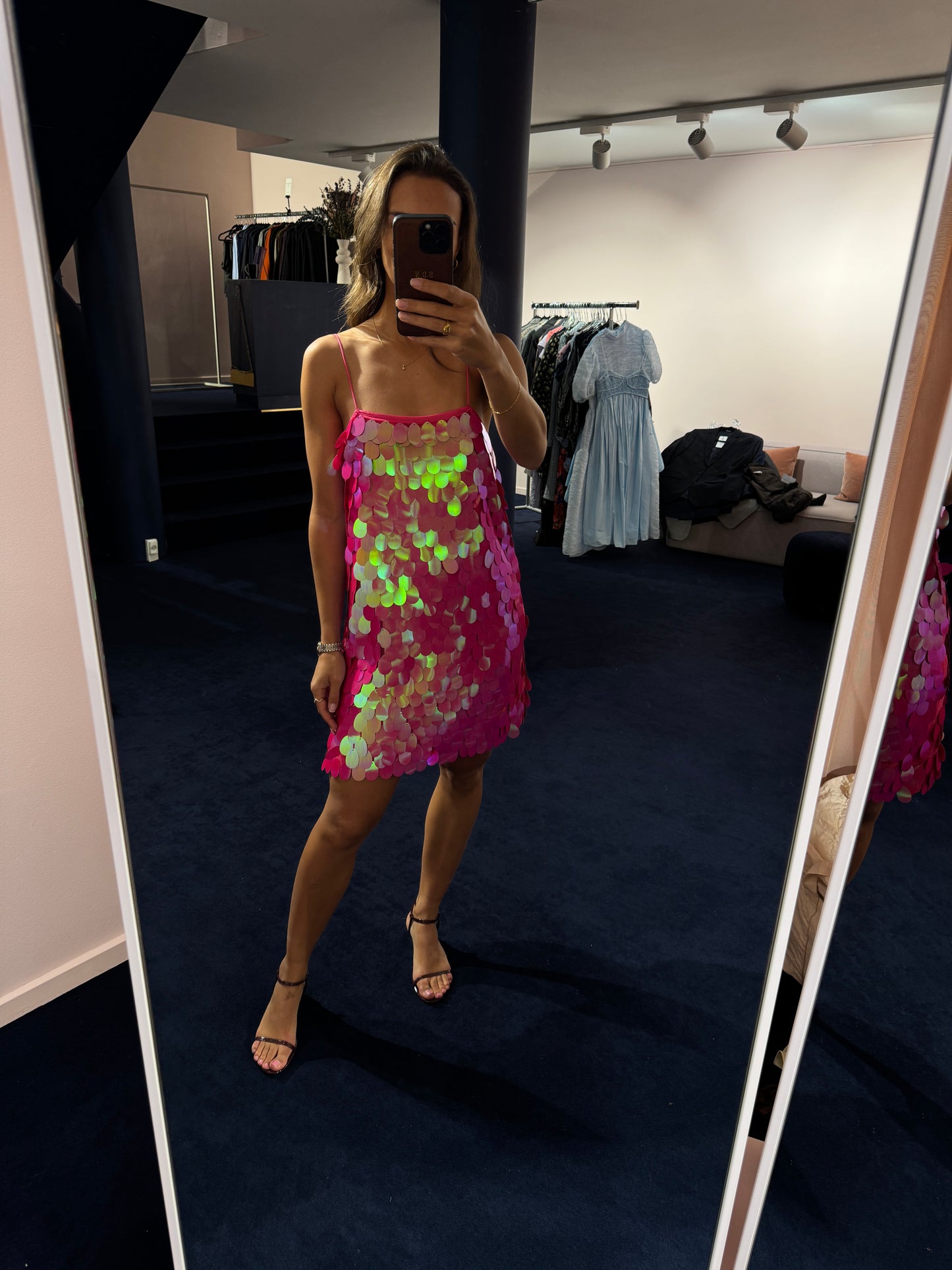 ROTATE paillet dress