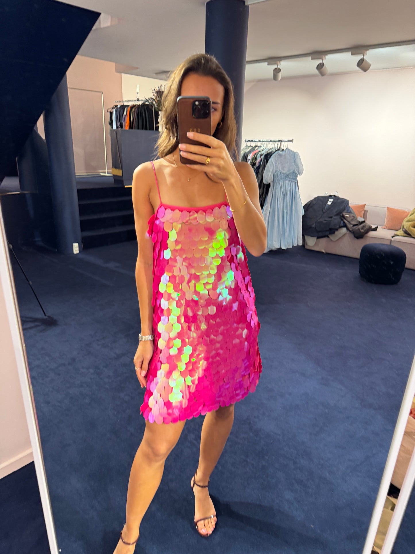 ROTATE paillet dress