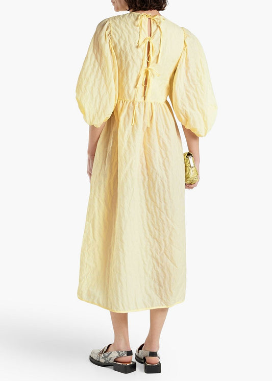 173. Cecilie Bahnsen - Gul kjole