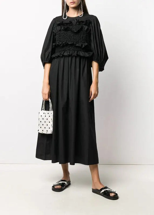 177. Cecilie Bahnsen - Sort maxi kjole