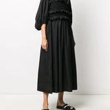 Cecilie Bahnsen - Sort maxi kjole