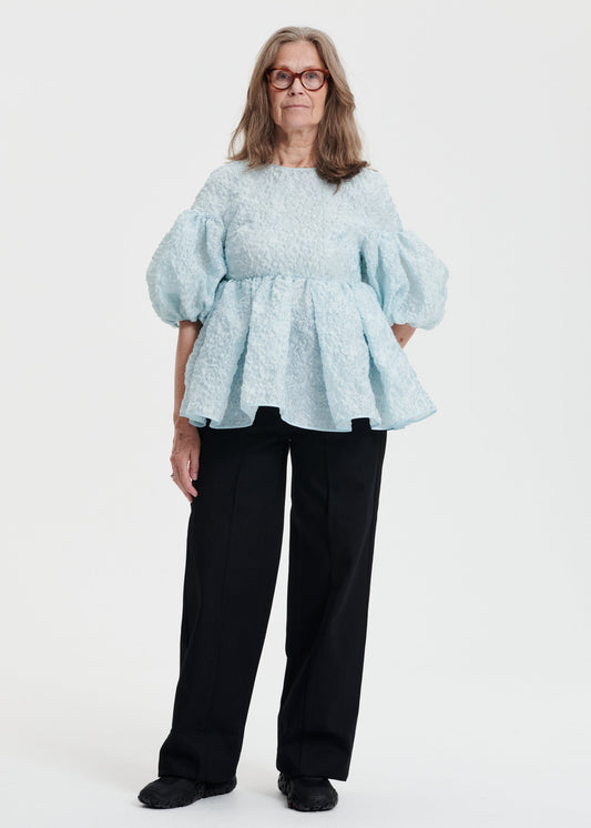 183. Cecilie Bahnsen - babyblå bluse