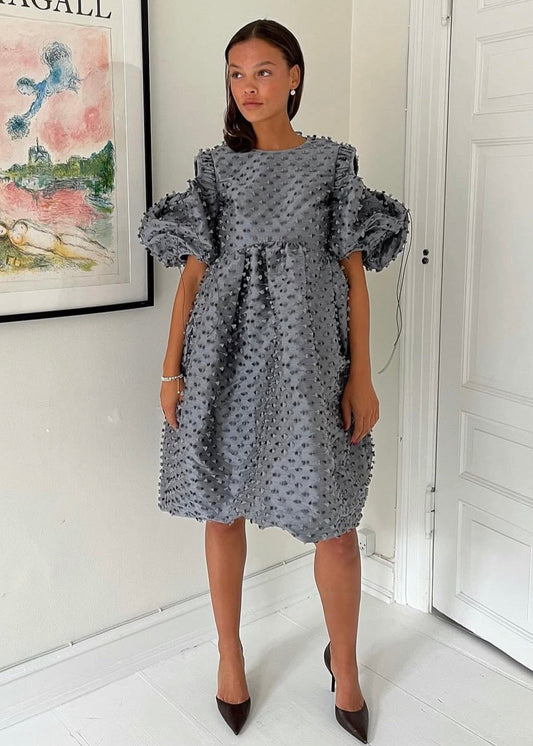 184. Cecilie Bahnsen - Grå kjole