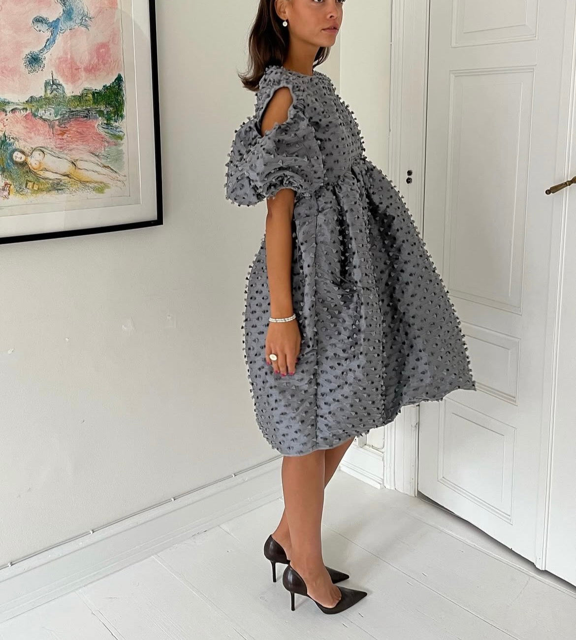 Cecilie Bahnsen - Grå kjole