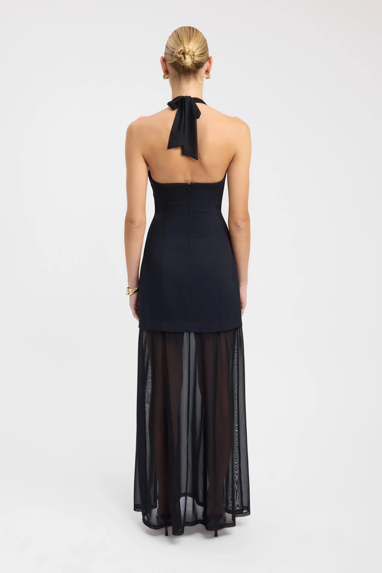 194. KOOKAI - OYSTER MESH MAXI DRESS