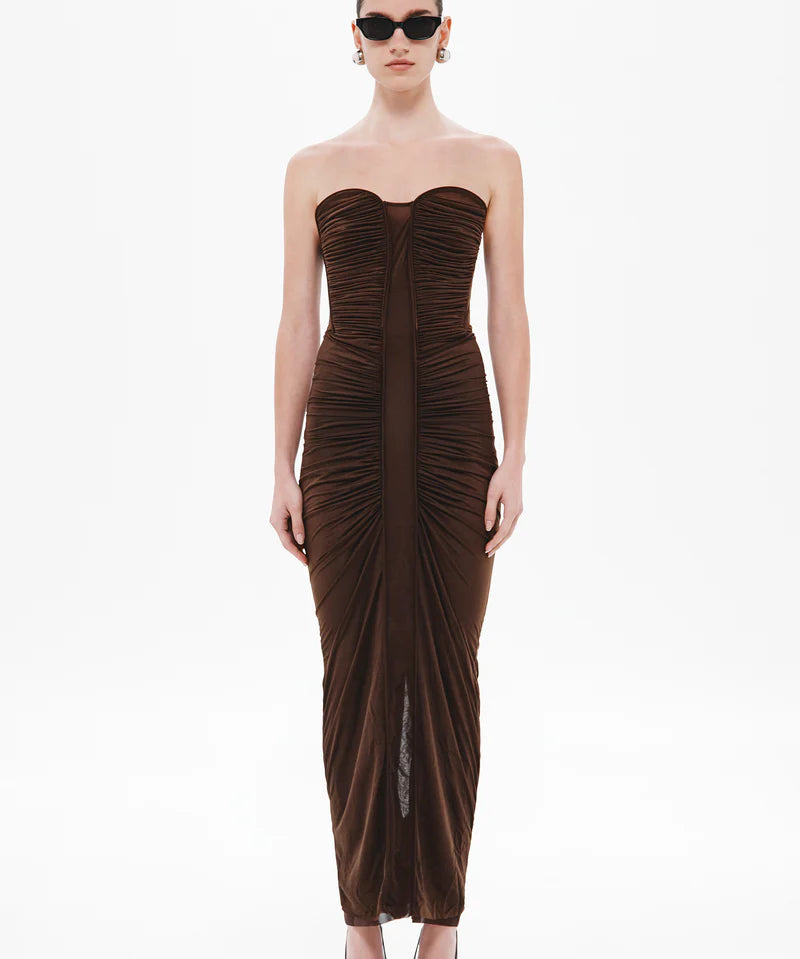 Misha - THE TOTEM STOCKING JERSEY MIDI DRESS