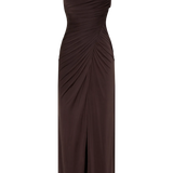 Carmelo Flower Ruch Cutout Maxikjole