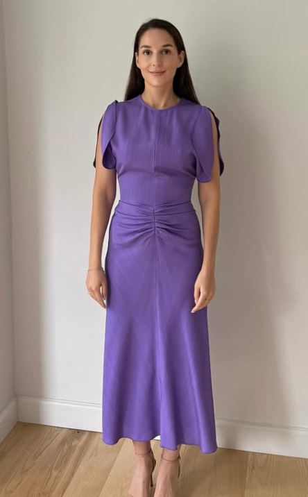 6. Victoria Beckham - Gathered waist midi-dress