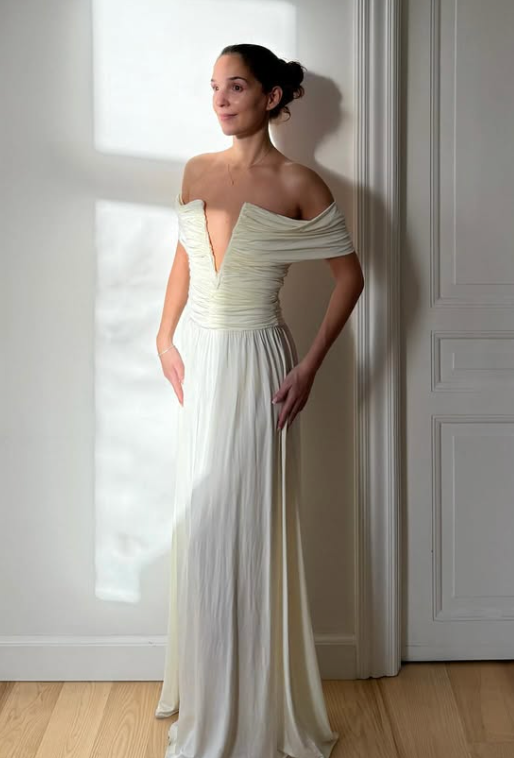 18. Magda Butrym - Off-shoulder gathered maxi dress
