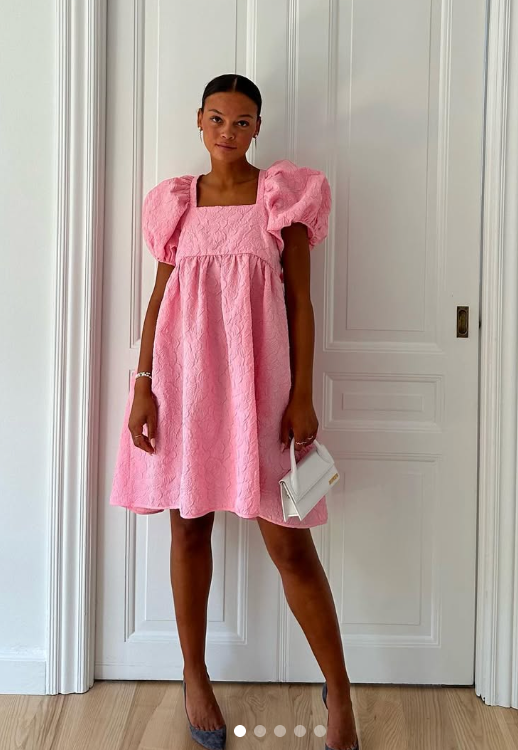 164. Cecilie Bahnsen - Thilde pink dress