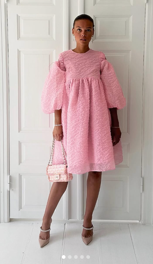 170. Cecilie Bahnsen - Lyserød Janessa dress