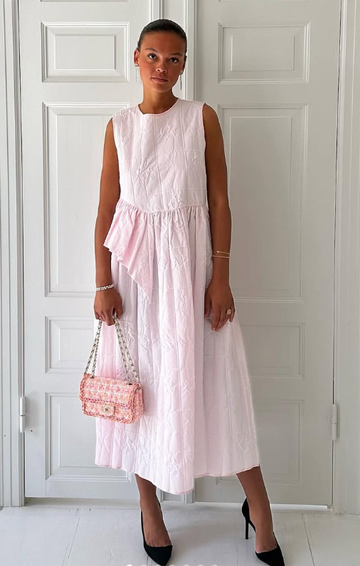 176. Cecilie Bahnsen - Lyserød ditte dress