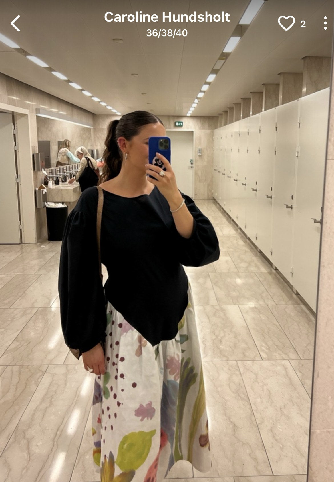 Caroline Hundsholt – Birthday Dress – håndmalet print