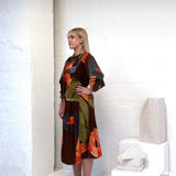 Caroline Hundsholt – River Dress med håndmalet print