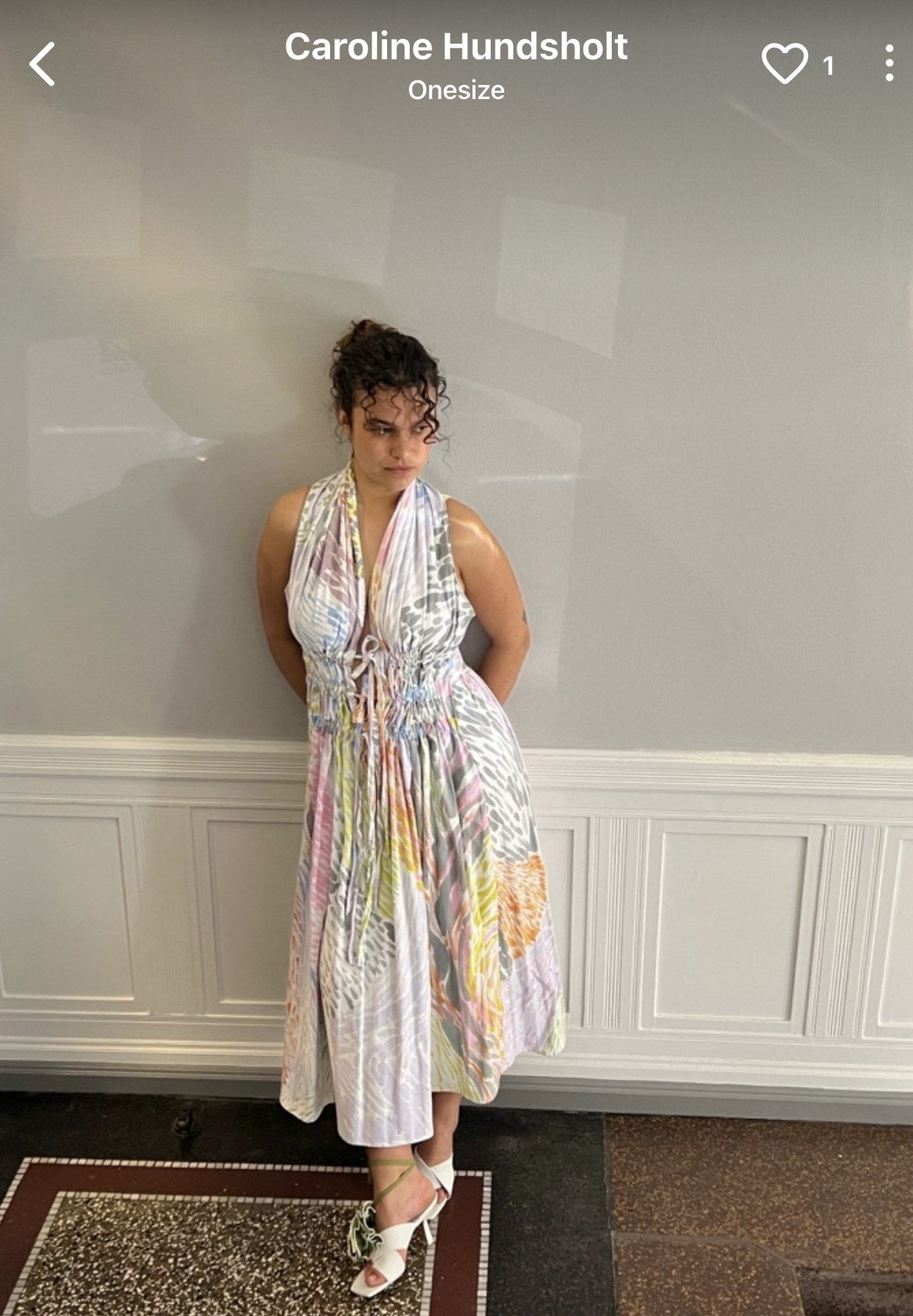 Caroline Hundsholt – String Fling Dress – blandede farver