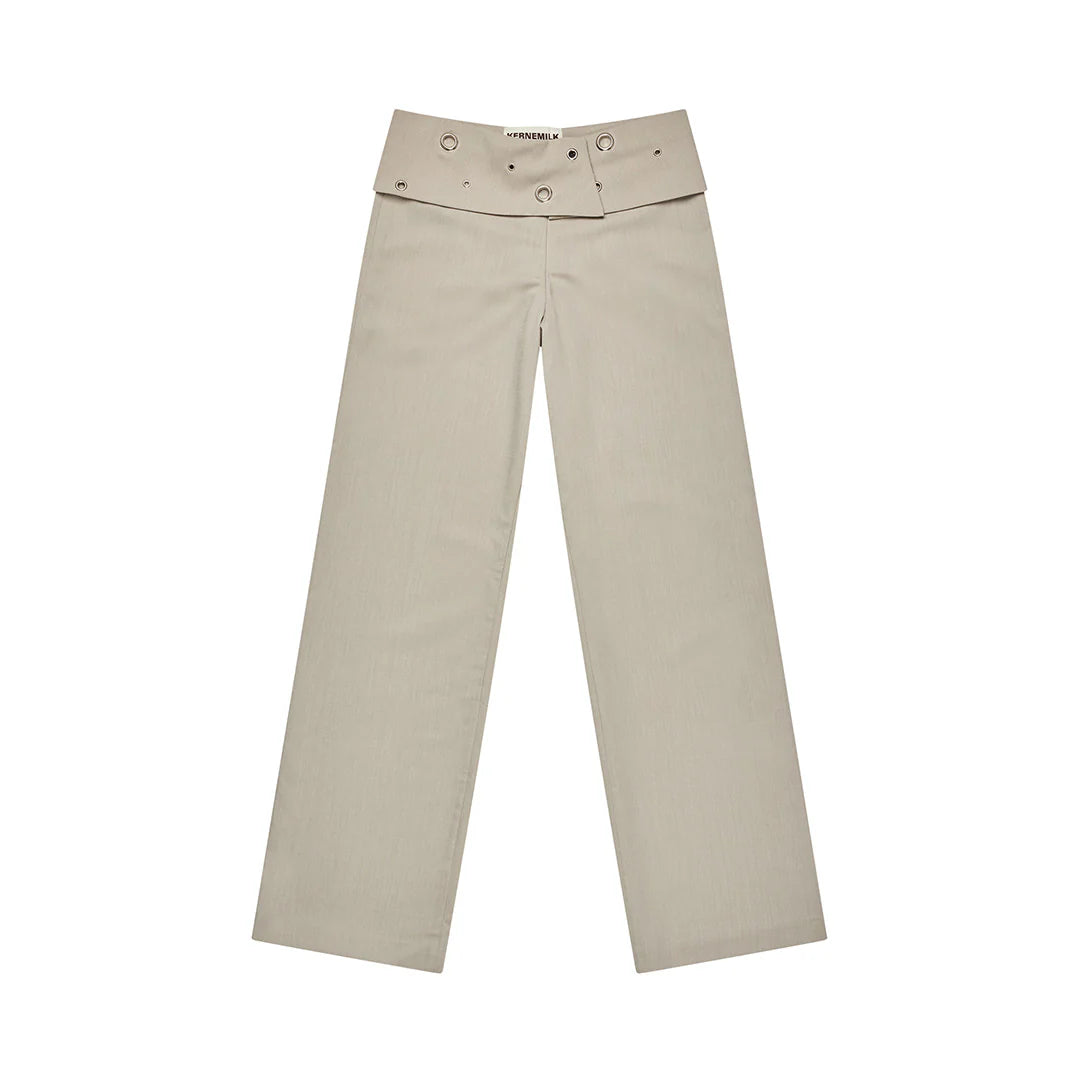 Kernemilk - Ella Pants Sand W. Eyelets
